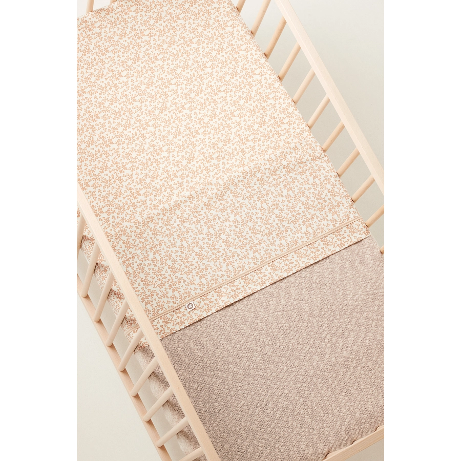 Noppies Decke für das Bettchen Melange knit 100x140 cm Oxford Tan