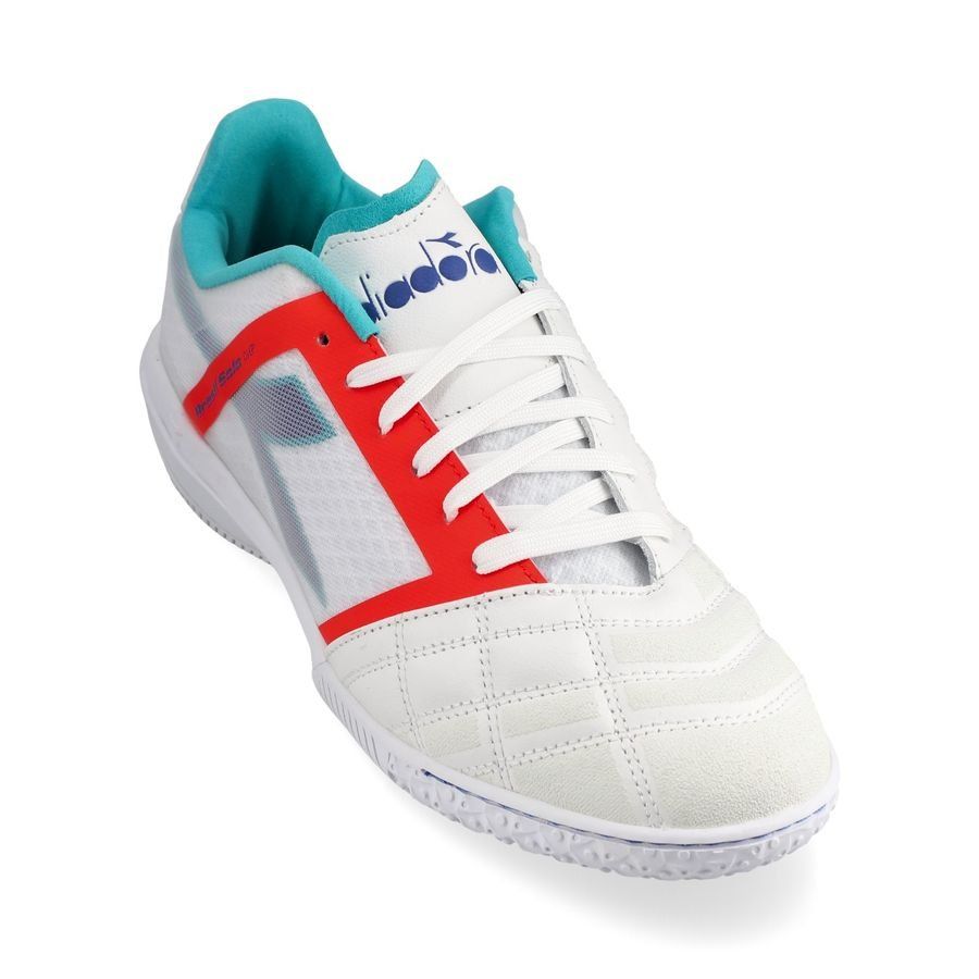 Diadora Brasil Sala Cup ID - Blanc/Bleu Marine/Rouge