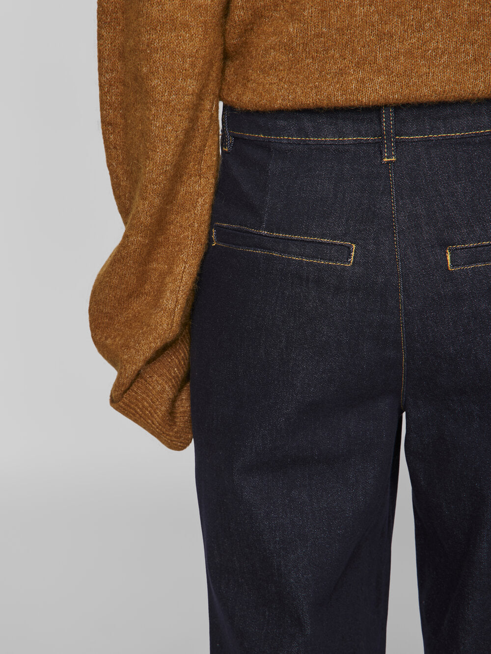 Vila  Vimensina HW jeans - Dark Blue Denim