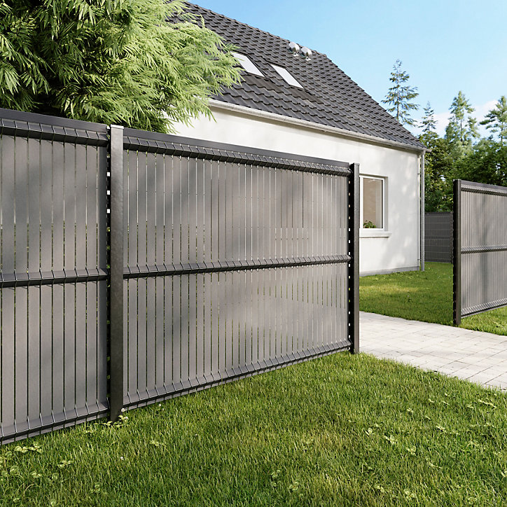 Kit lames occultantes Compo gris anthracite 153 cm