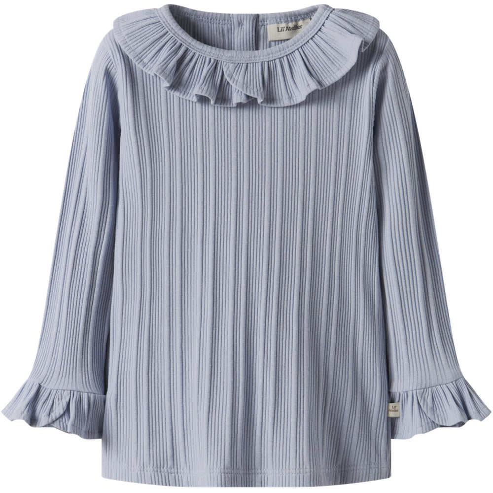 Køb Lil'Atelier Zen Blue Nmftansy Ls Slim Top Lil