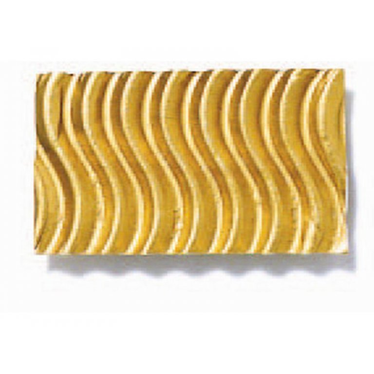 3D-Wellpappe einseitig, Bogen, metallic