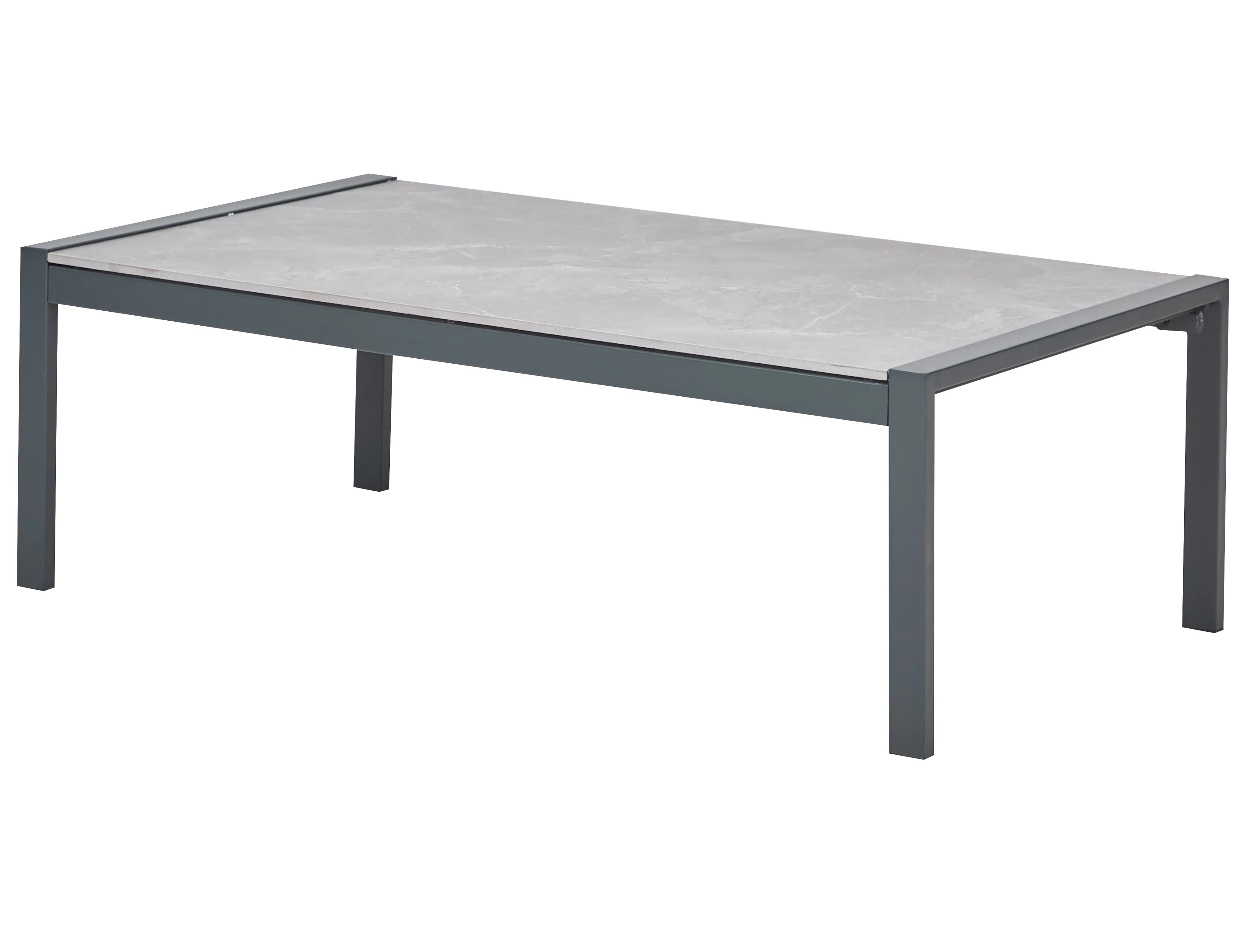 Loungeset met tafel 5-zits SKALA Metaal Lichtgrijs