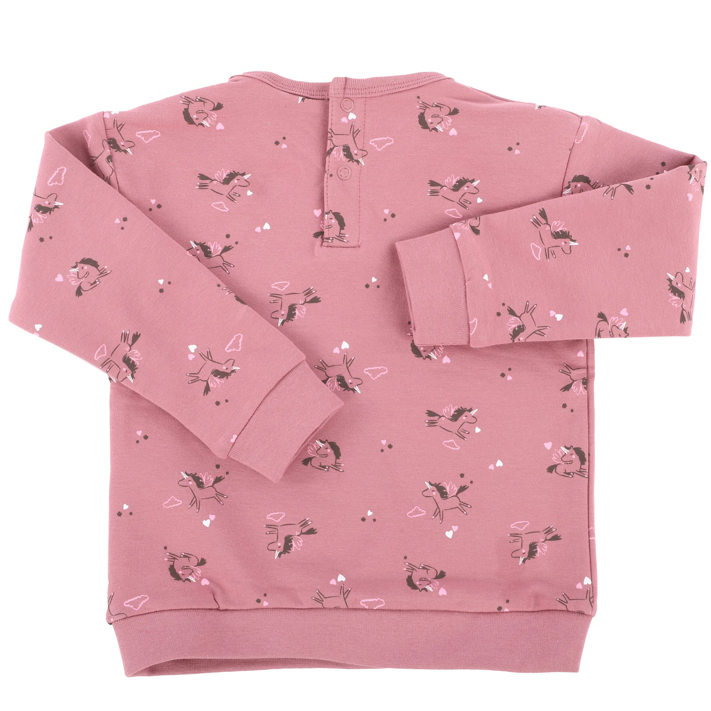 Baby Mädchen Sweatshirt mit Einhornprint
