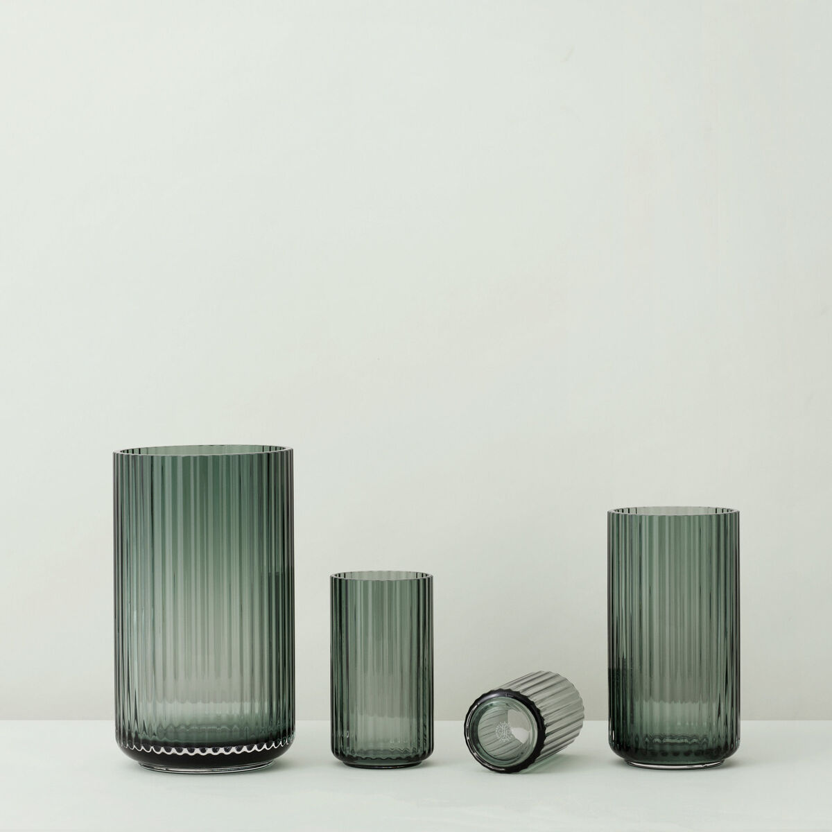 Vase 20 cm., Glass Copenhagen Green