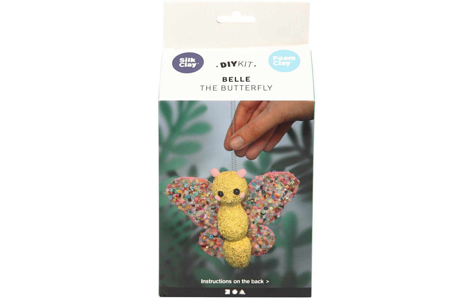 Modellier-Set Silk / Foam Clay Schmetterling, 1 SetBastelset zum Modellieren