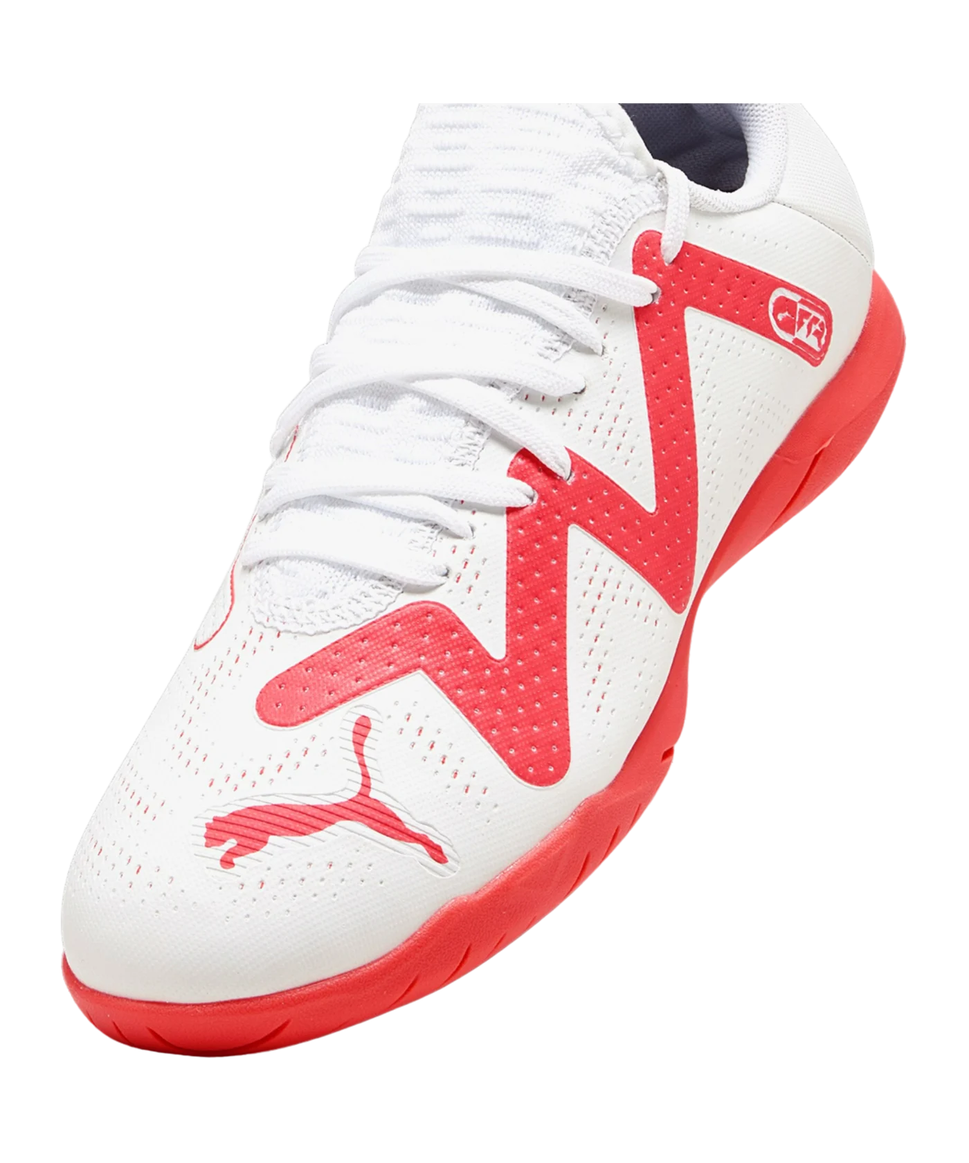PUMA FUTURE Play IT Halle Breakthrough Jr Kids Weiss Rot Schwarz F01