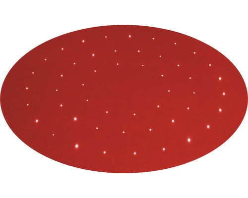 LED kerstboomtapijt, rood, Ø 100 cm