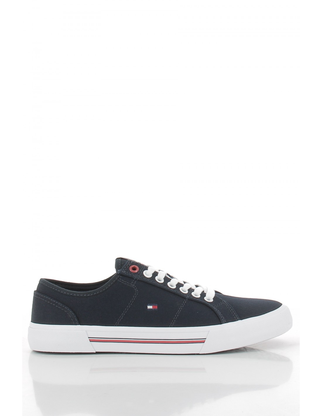 tommy hilfiger baskets de ville homme core corporate vulc bleu marine