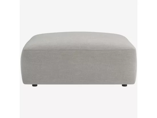 HABITAT - Repose-pied en tissu - Gris perle - Cremi