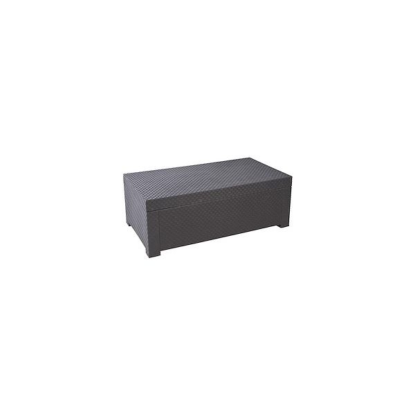 Shaf Baú de Resina Diva Antracite 117X63X43CM - 17856755