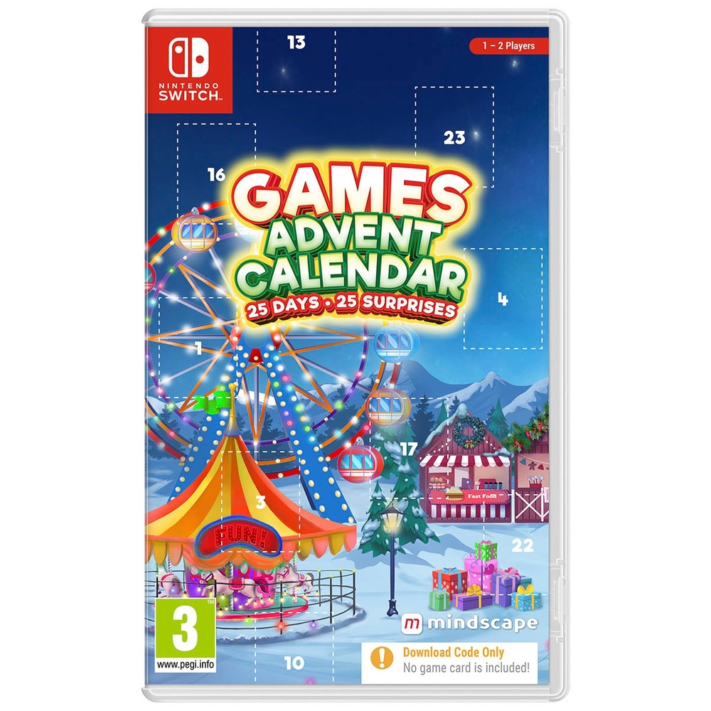 Spiele-Adventskalender für Nintendo Switch