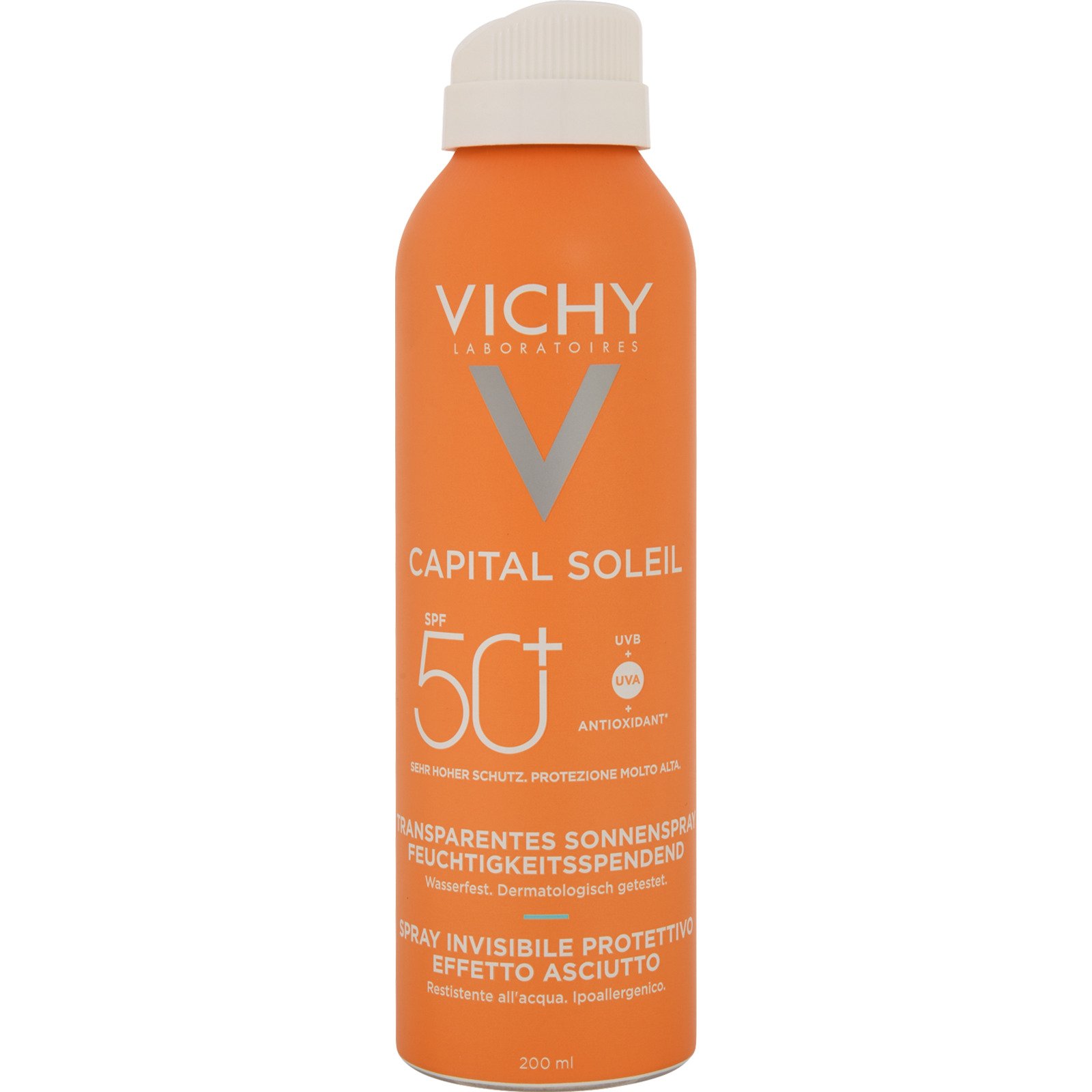 Vichy Capital Soleil Unsichtbarer Feuchtigkeitsspray SPF50+ 200 ml