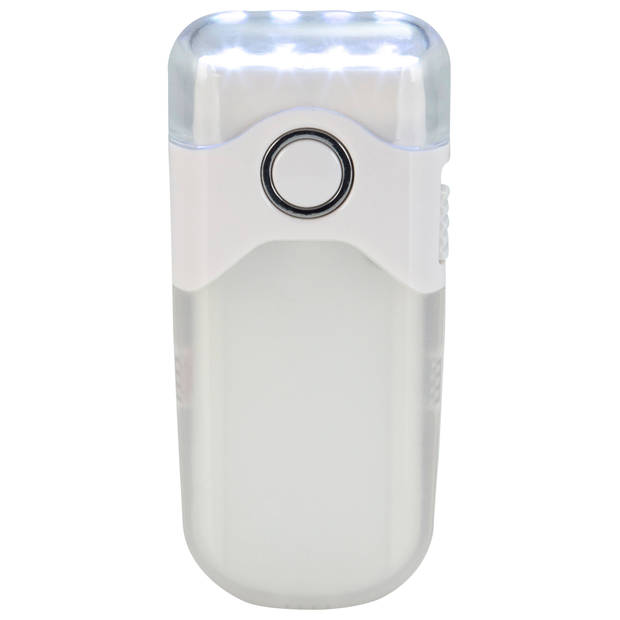 Oplaadbare LED zaklamp / automatisch LED nachtlampje Alecto Wit