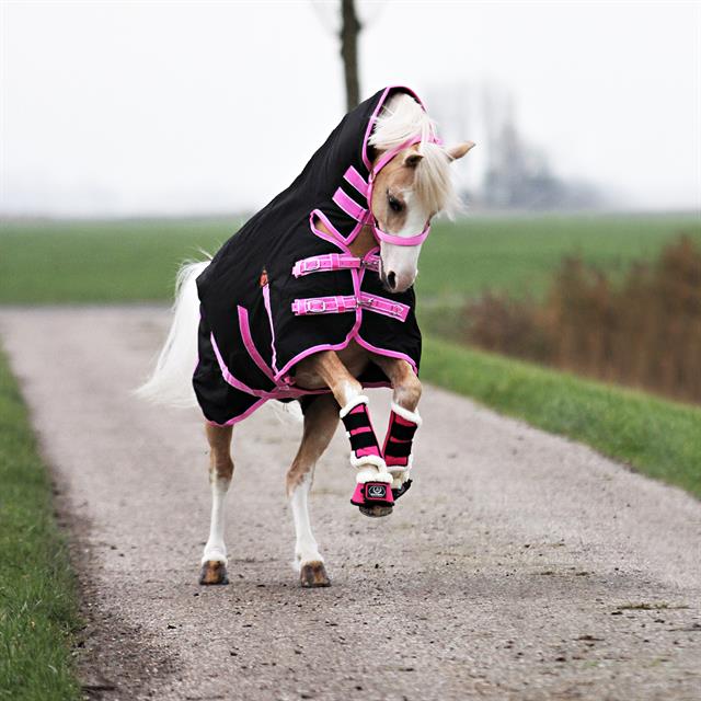 Deken Epplejeck Junior Full Neck 300gr Zwart-roze