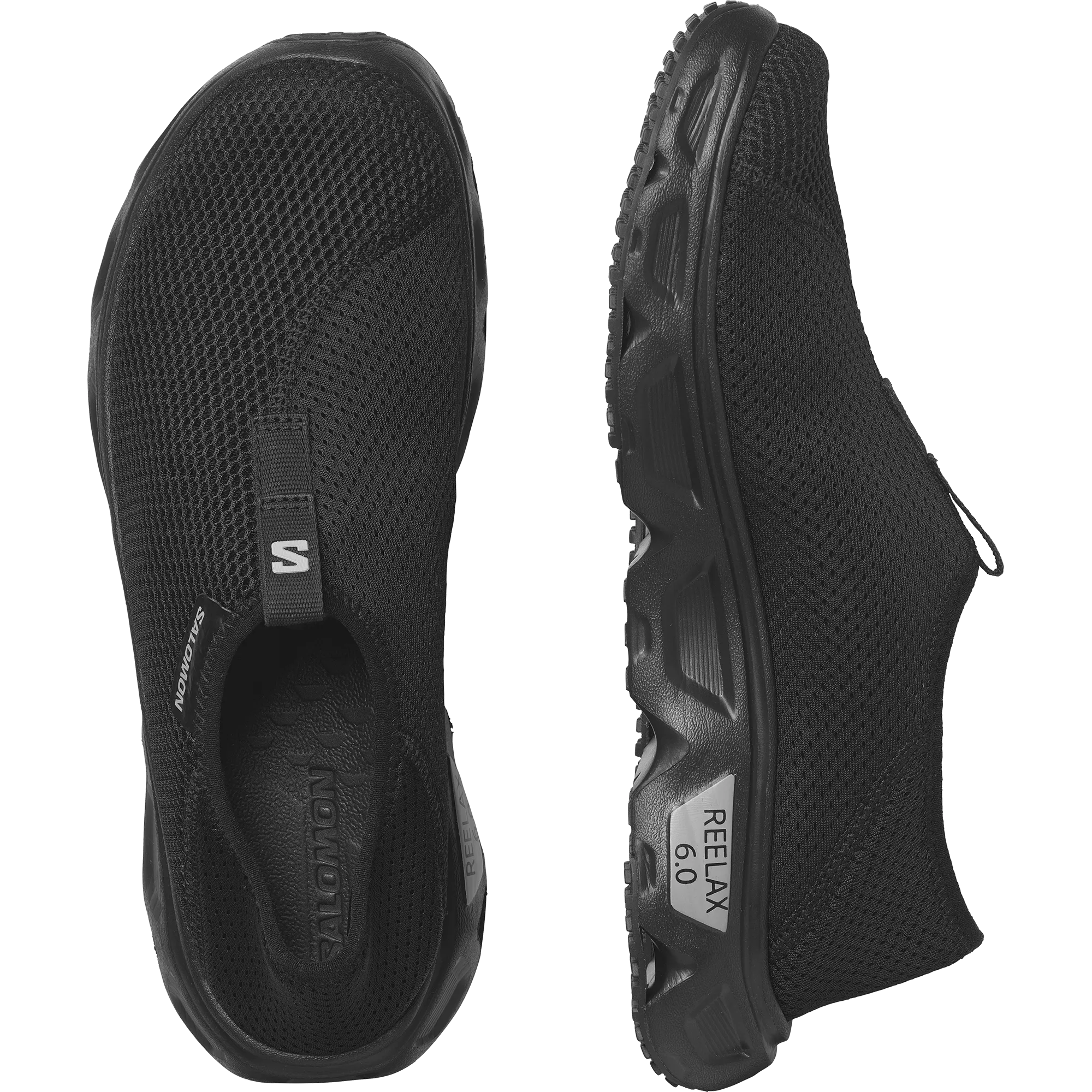 Salomon Men's Reelax Moc 6.0 Black/Black/Alloy