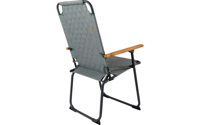 Bo-Camp Jefferson XL Industrial Klappstuhl mit Bambus-Armlehnen