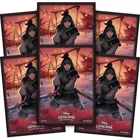 Ravensburger Disney Lorcana: Aufstieg der Flutgestalten - Kartenhüllen Mulan