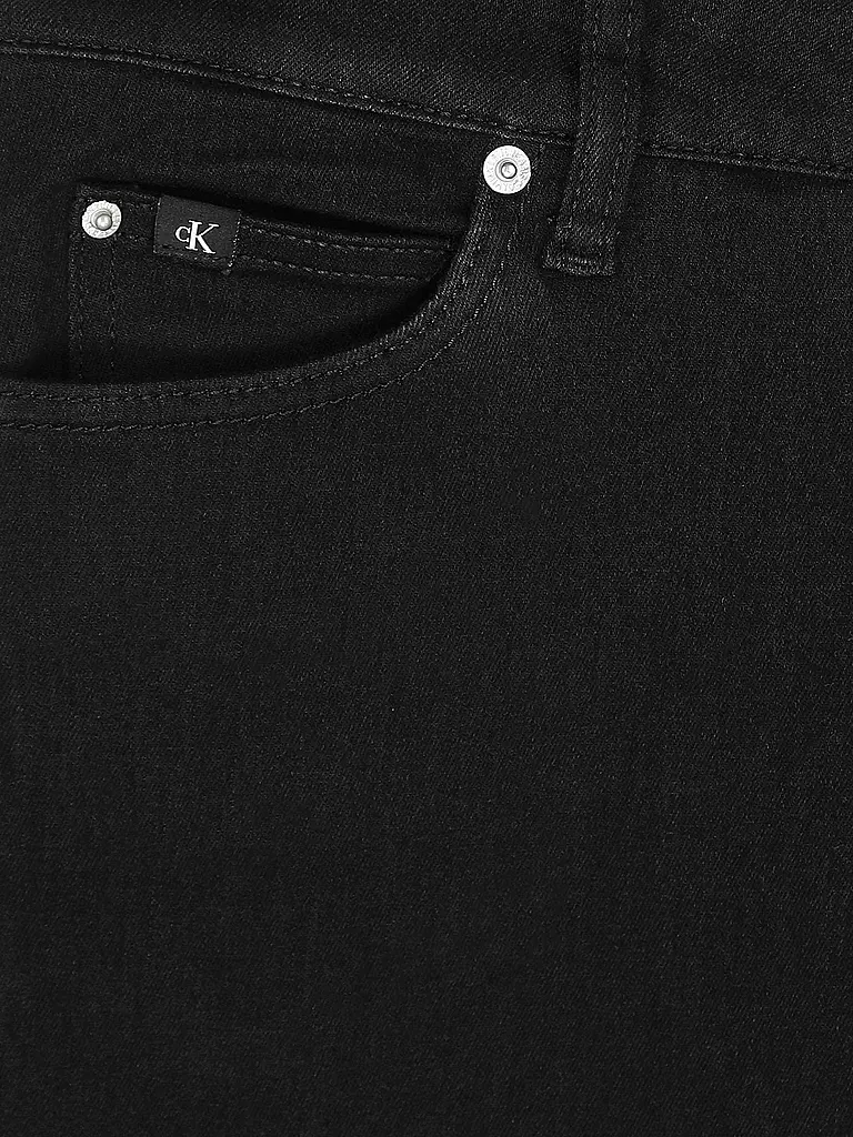 CALVIN KLEIN JEANS Jeans Skinny Fit schwarz