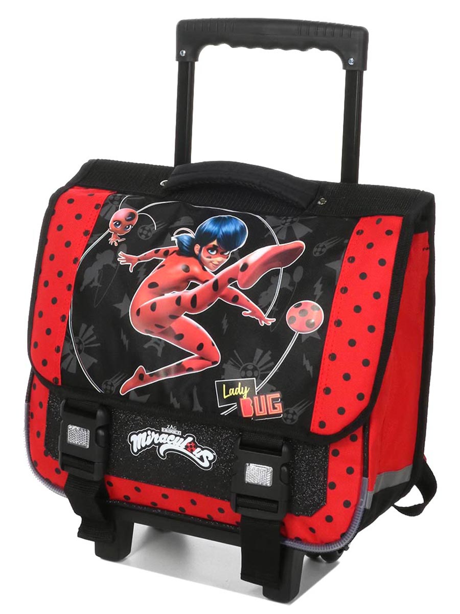 Cartable À roulettes Miraculous Super Heroes 38 cm
