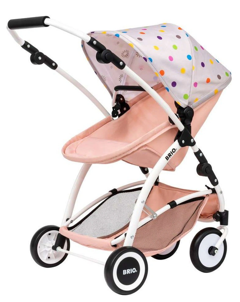 Puppenwagen FLEX mit Multifunktions-Top in rosa/bunt