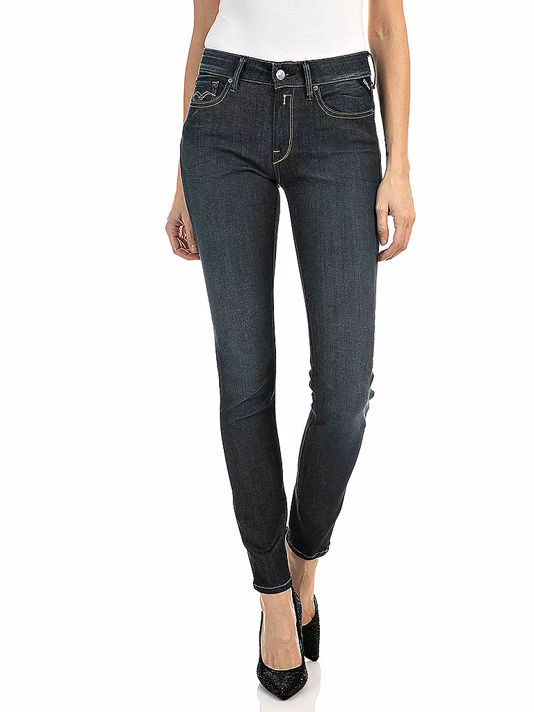 REPLAY Jeans Skinny Fit New Luz Hyperflex Re-Used blau