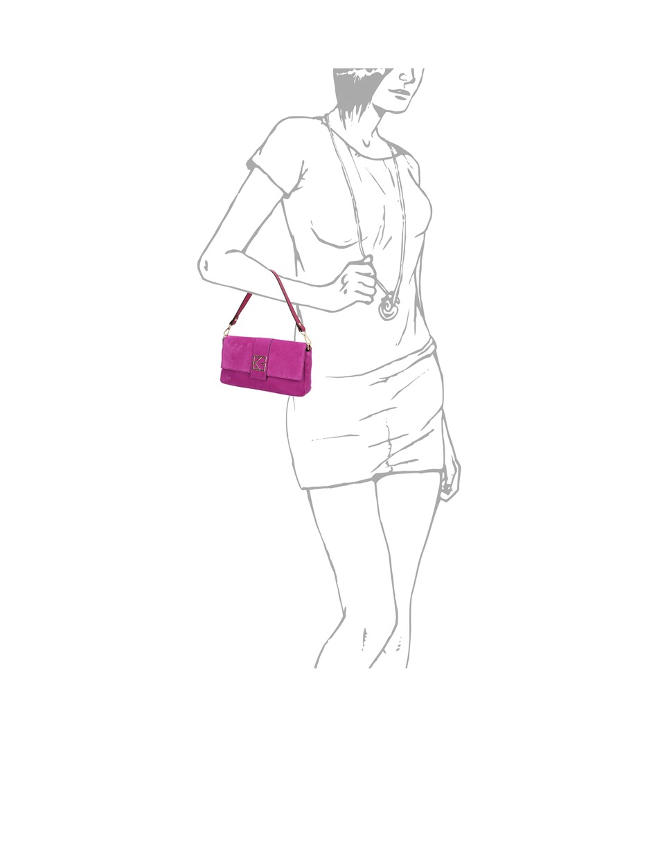Veloursleder Tasche