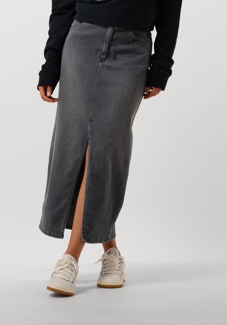 grijze penn & ink midirok 679 skirt