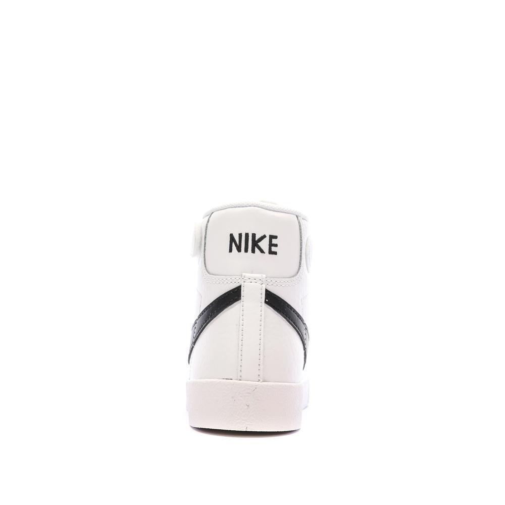 Nike Baskets Blanches/Noires/Gris Garçon Nike Blazer Mid '77