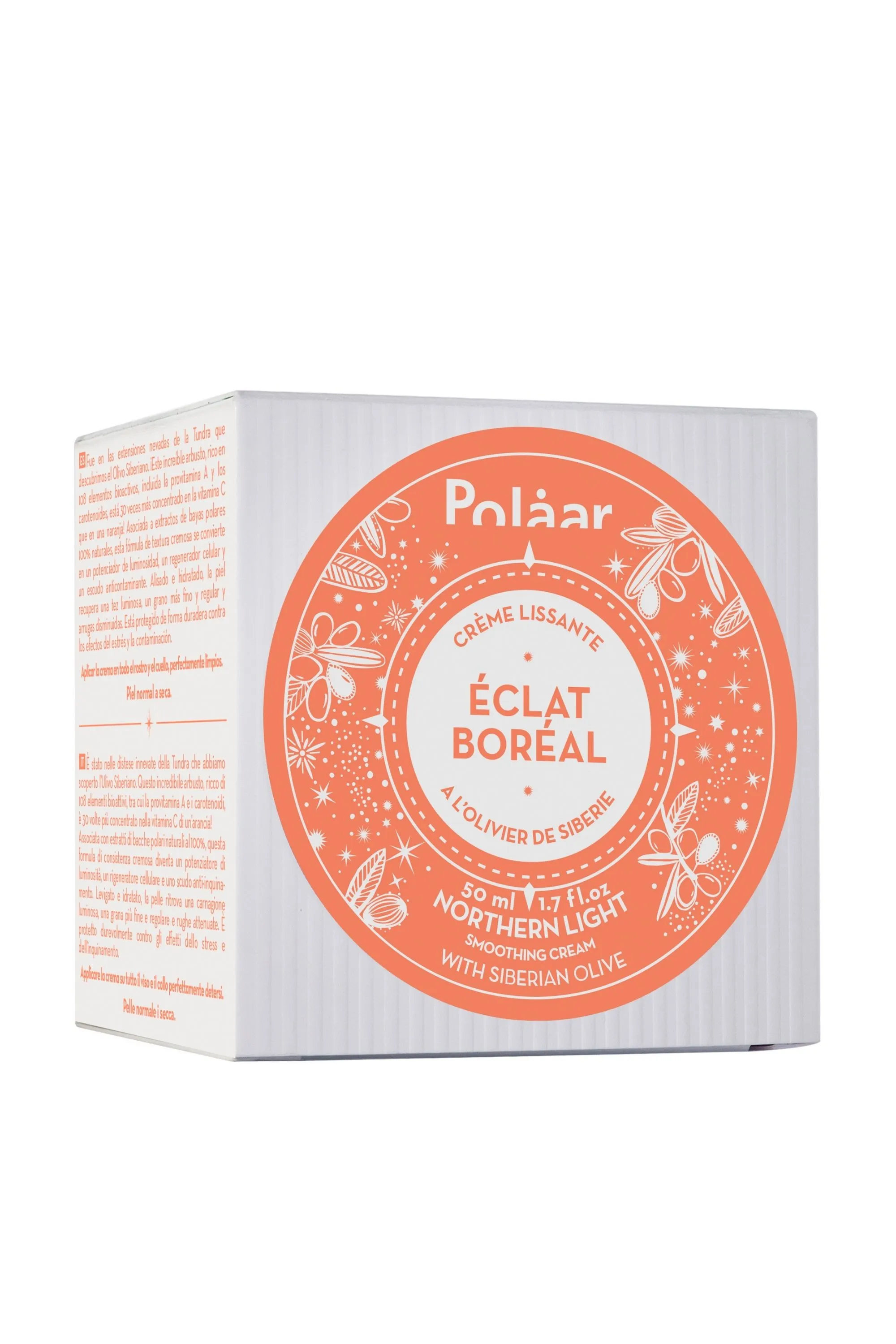 Polaar Crème lissante Eclat Boréal à l’Olivier de Sibérie-50 ml