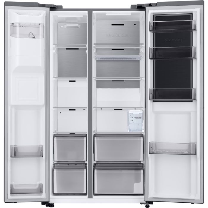 Samsung Side-by-Side RH68B8541S9/EG Edelstahl Look - interner Wassertank