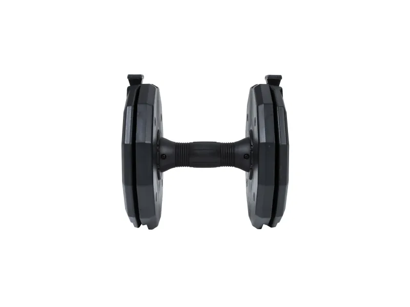 Gymstick 61031, Justerbar håndvægt, Sort, Rød, Acrylonitrilbutadienstyren, Termoplastisk gummi (TPR), Nylon, 22,5 kg, 440 x 280 x 215 mm