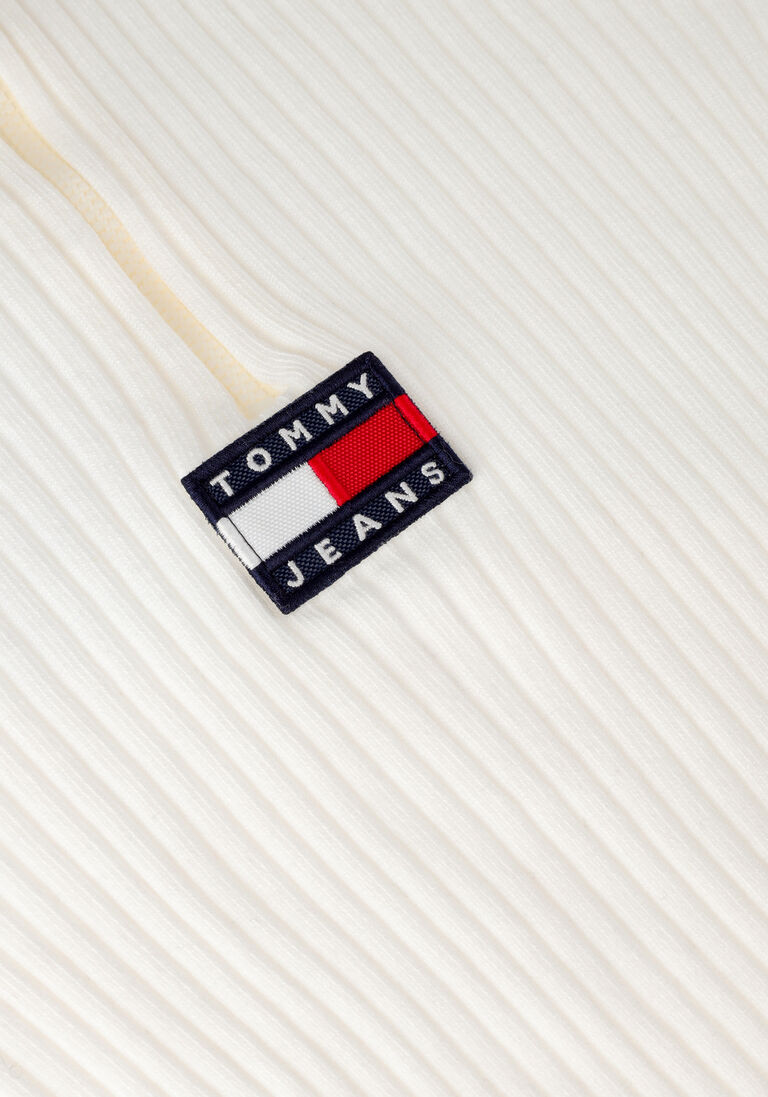 TOMMY JEANS witte tommy jeans trui sweaters half zipp