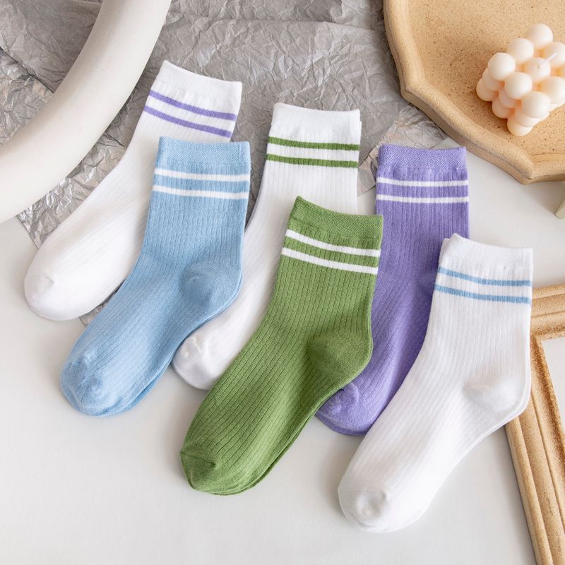 Mimiyu - Set van 5: Gestreepte sokken