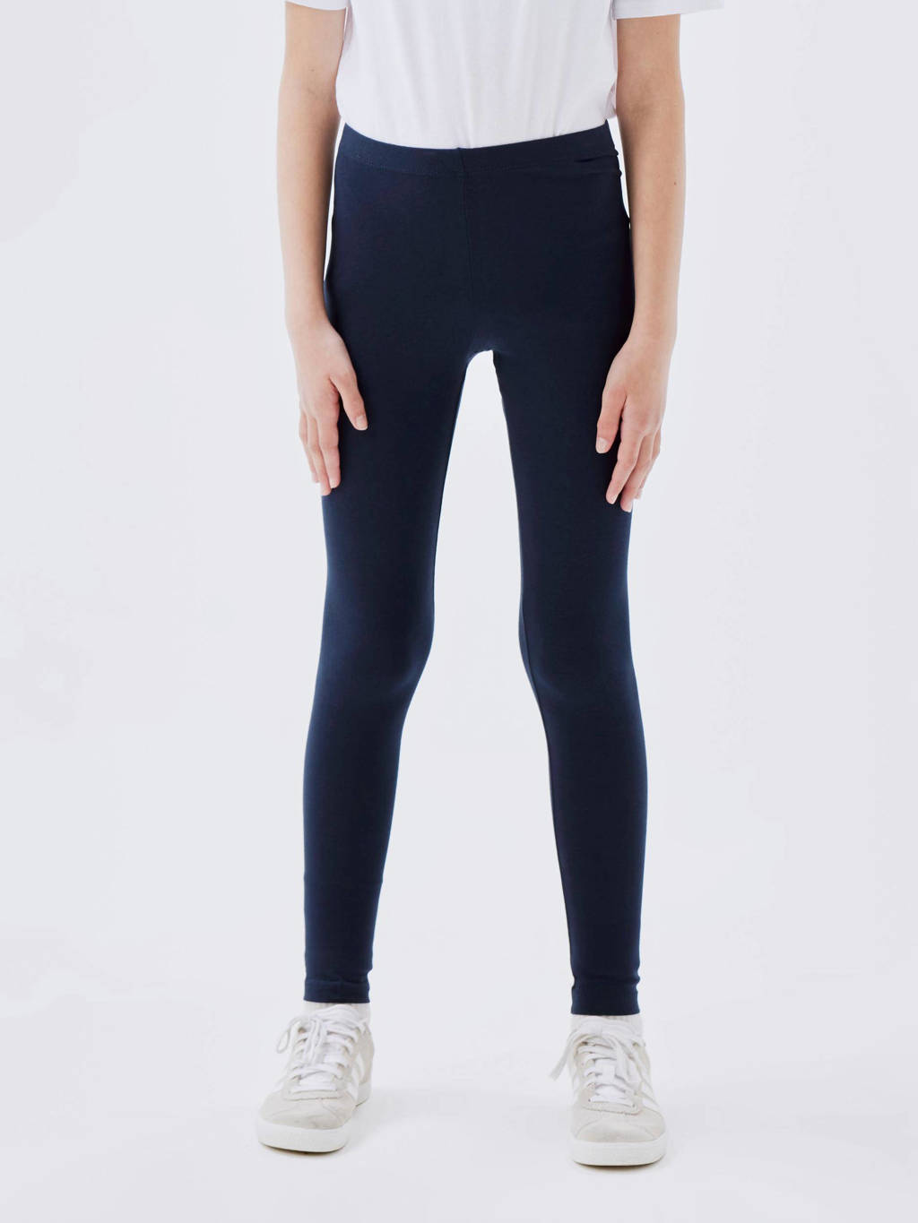 NAME IT legging NKFVIVIAN met katoen donkerblauw