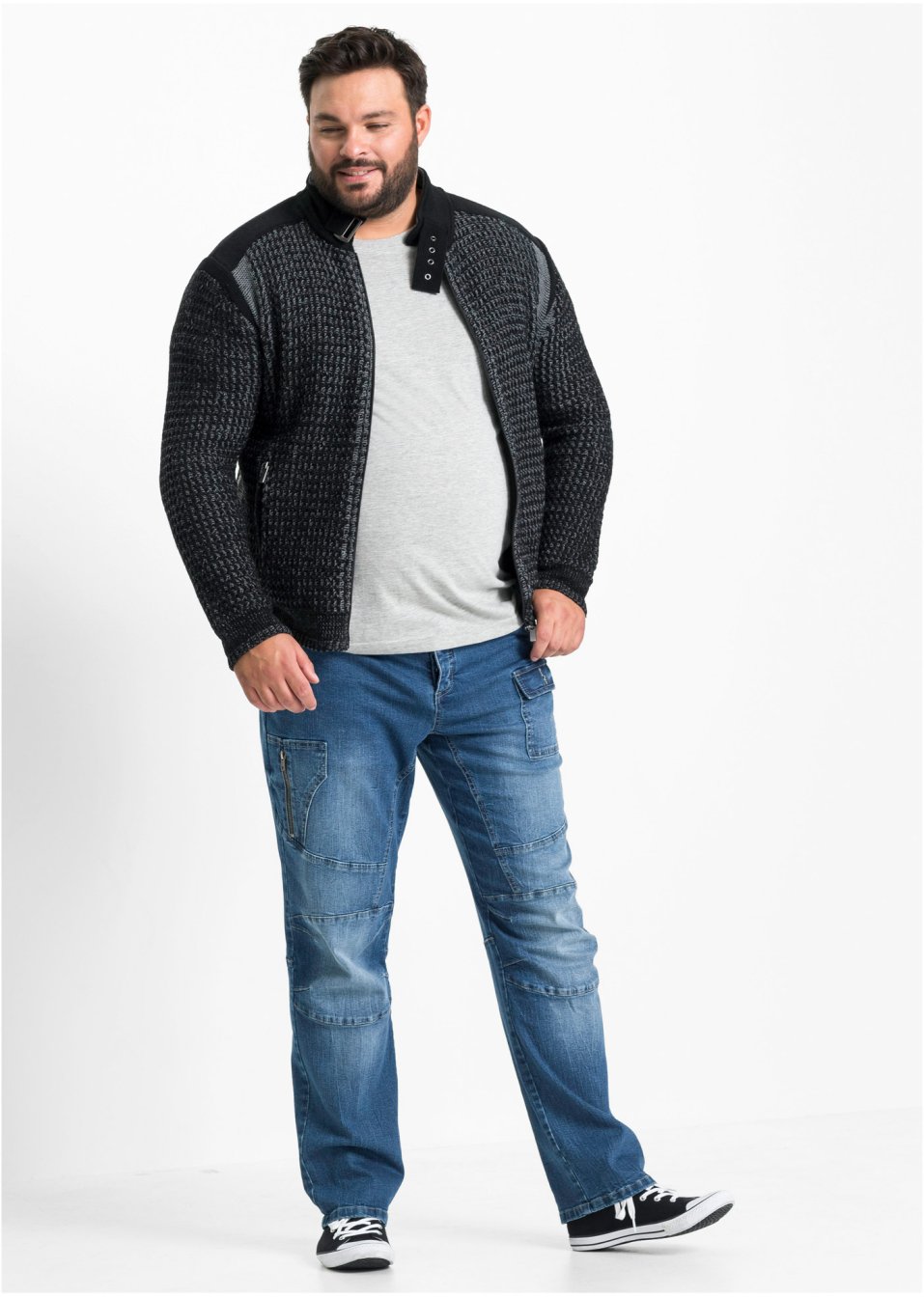 Gilet en maille structurée