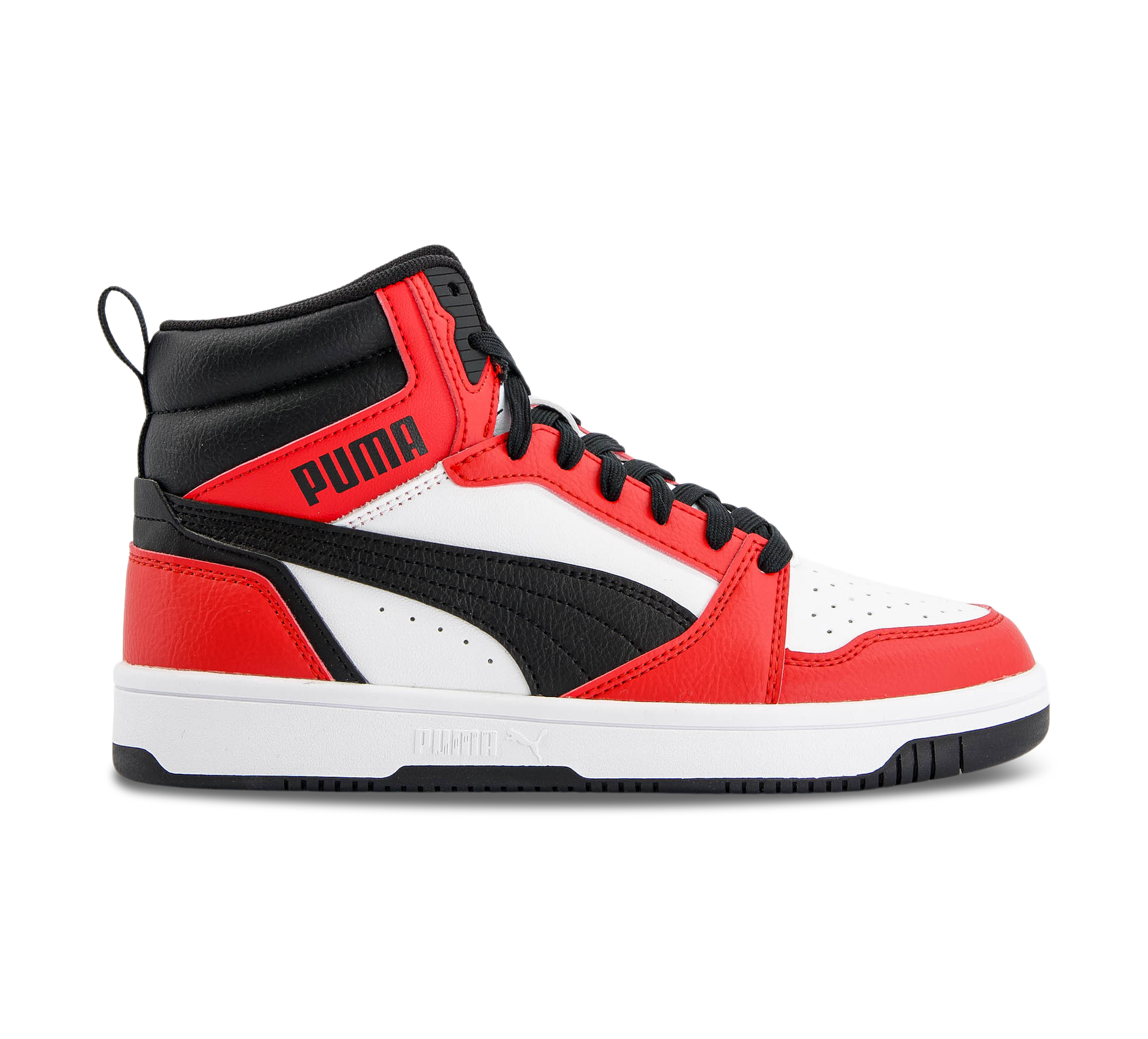 Puma Rebound V6 Mid Jr weiss