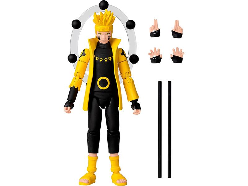 BANDAI Naruto Shippuden Anime Heroes – Uzumaki Naruto Actionfigur
