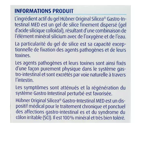 Gel Gastro Intestinal Hübner Silicea 200ml