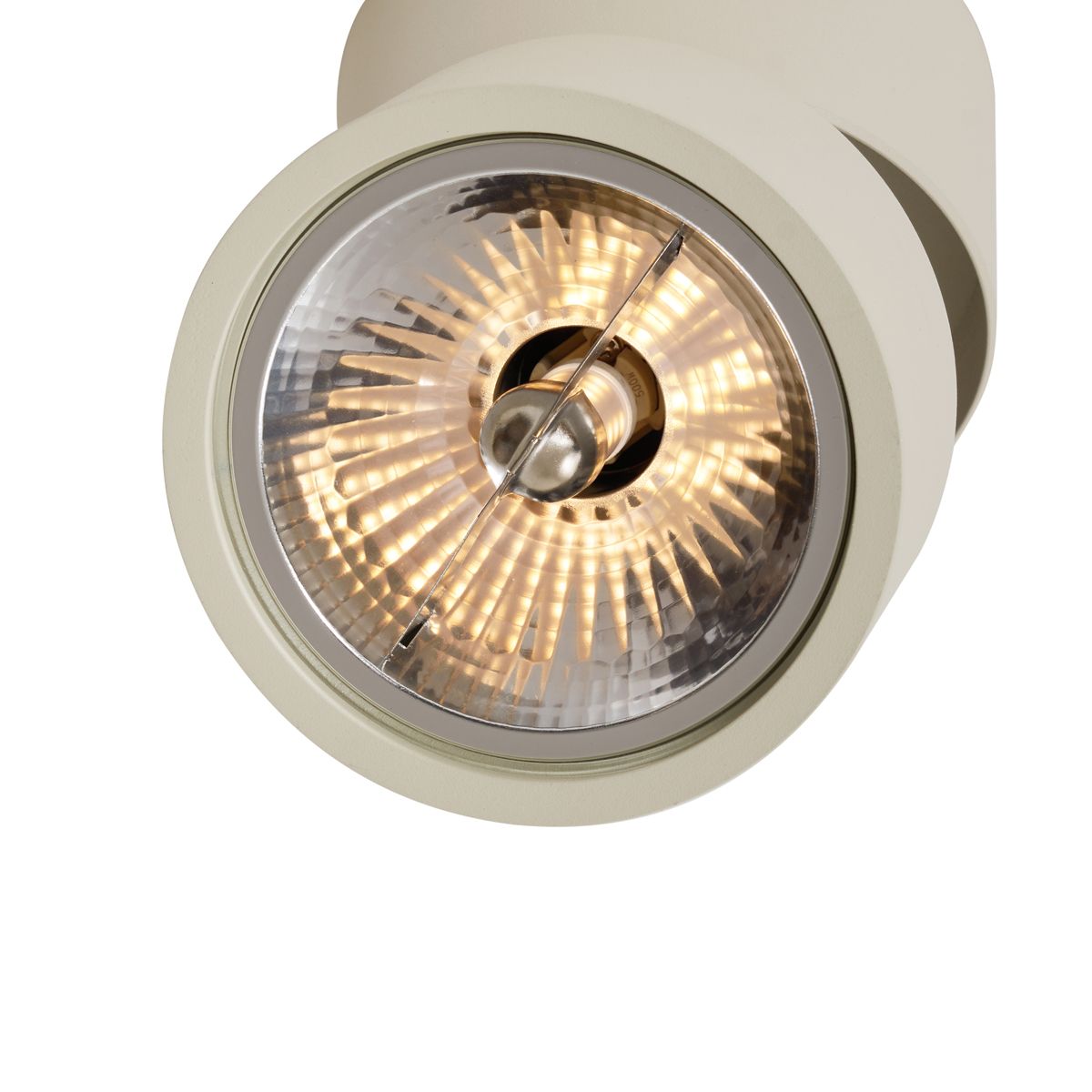 Moderne plafondspot beige G9 rond draai- en kantelbaar - Go Nine