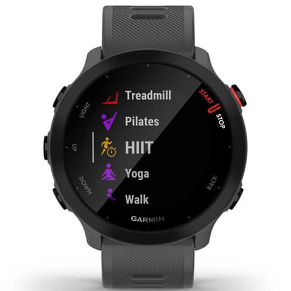 Montre cardio GPS GARMIN FORERUNNER 55 MONTERRA GREY