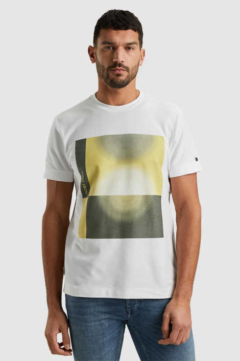 Cast Iron ecru heren t-shirt