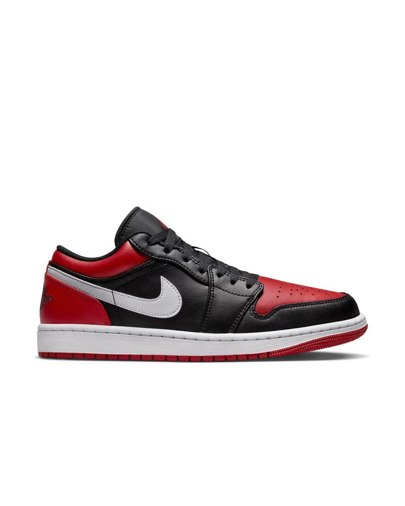 Chaussures Nike Air Jordan 1 Low Rouge & Noir pour homme