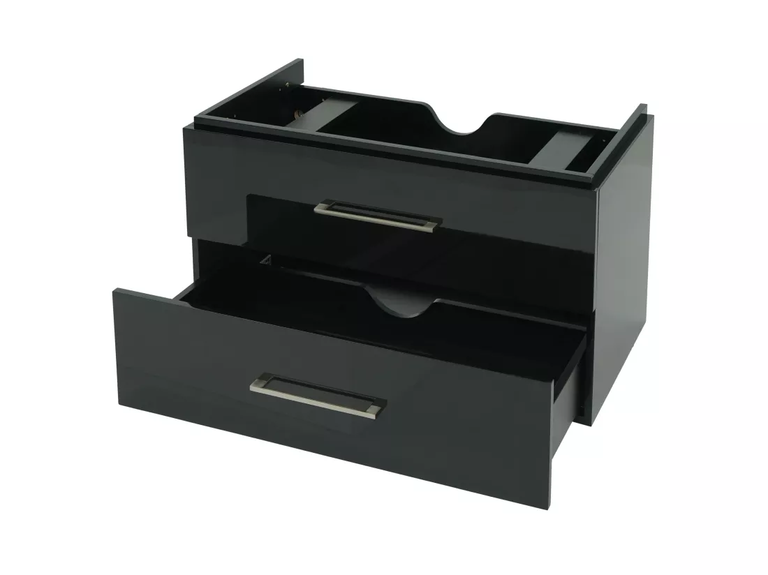 Premium Meuble sous-lavabo MCW-D16, noir