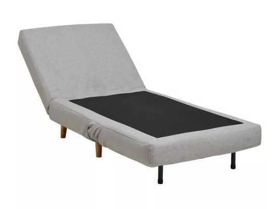Adron - Fauteuil convertible lit 1 place : Couleur - Gris clair