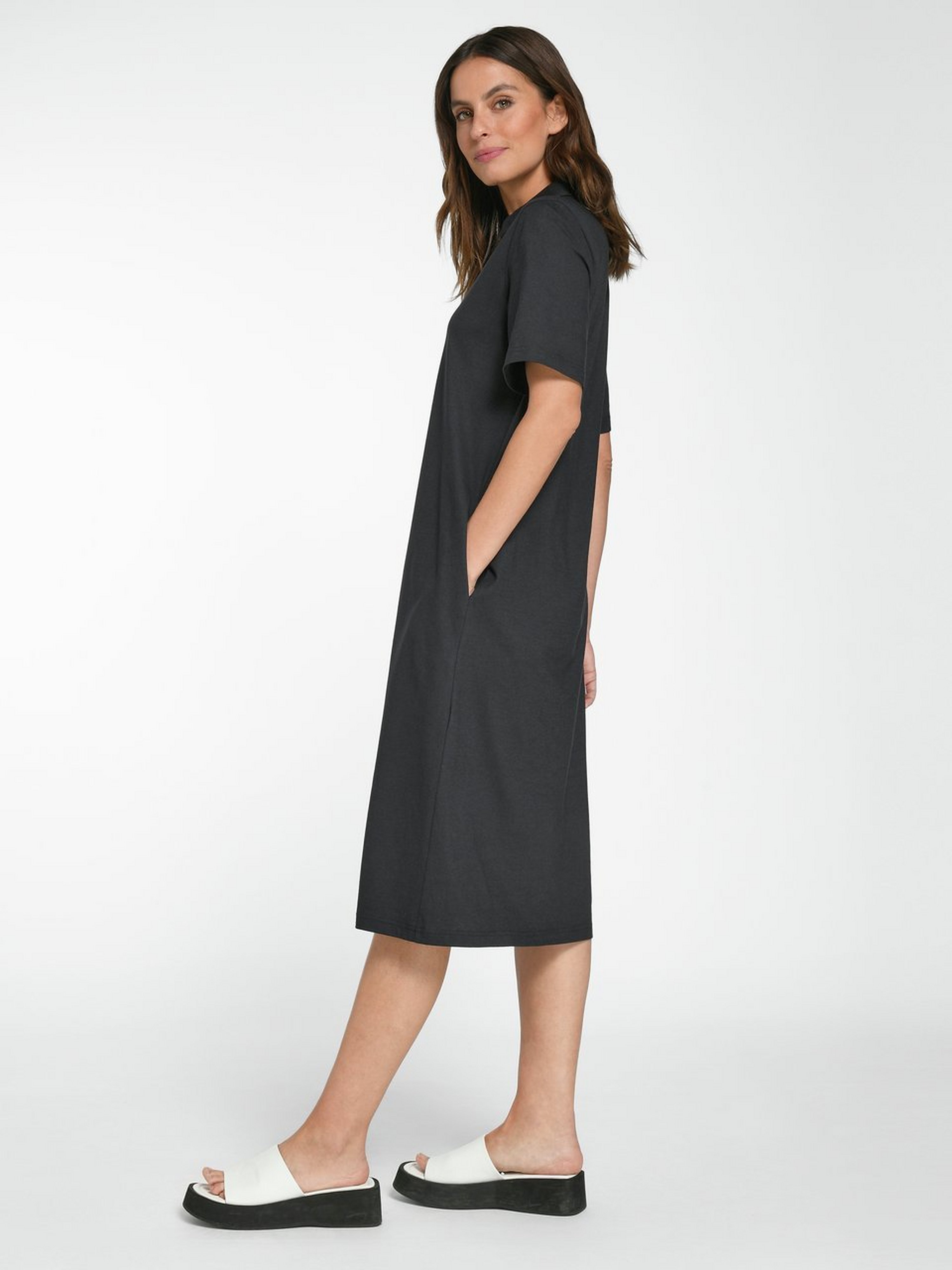Jerseykleid mit 1/2-Arm