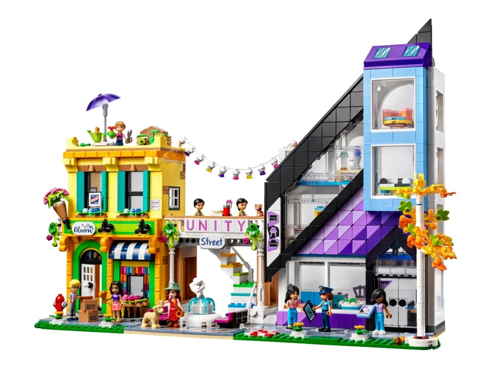 LEGO Friends 41732 Midtbyens blomster- og designbutikker