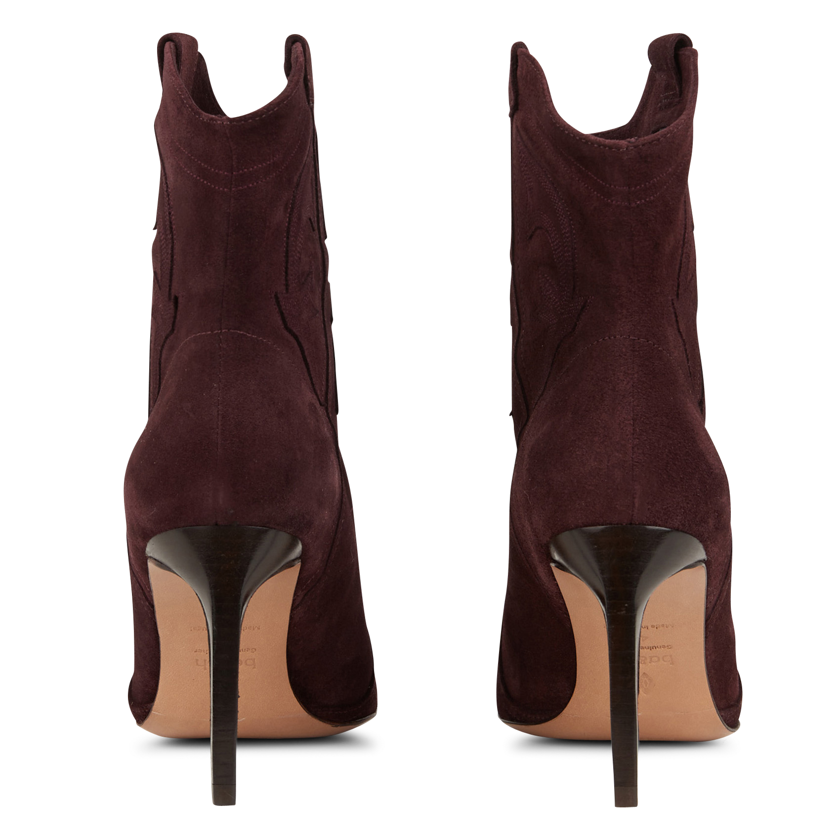 CAITLIN - Bottines western à talon haut| Violet