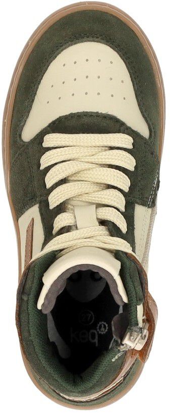 Keq Veterschoenen Hoog groen