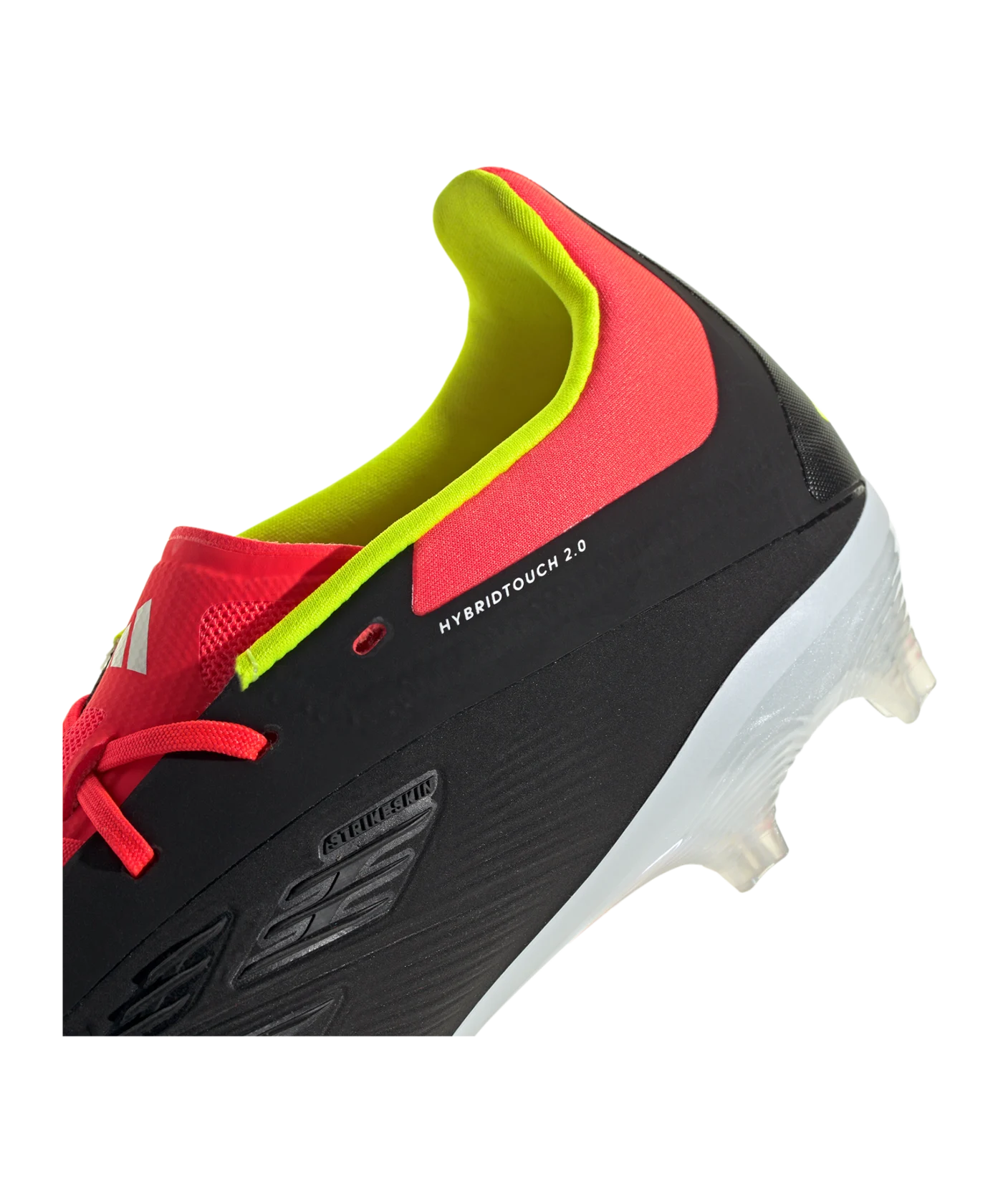 adidas Predator Elite FG Solar Energy Kids Schwarz Weiss Rot